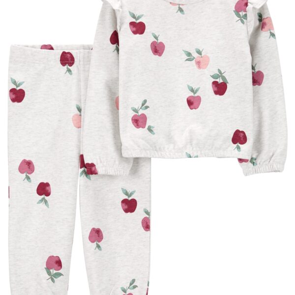 Set 2 piezas pantalón y buzo manzana