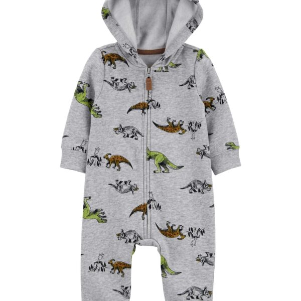 Mameluco gris dinosaurios