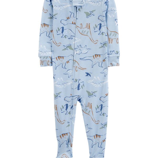Pijama una pieza con pie dinos ecovero