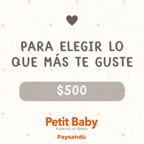 Tarjeta de obsequio - $500