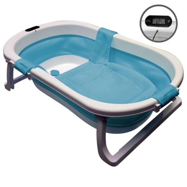 Bañera plegable Avanti wash con termómetro y soporte