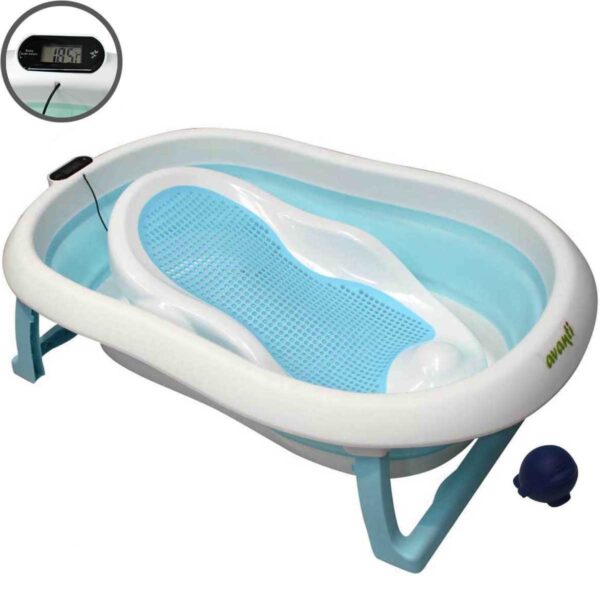 Bañera plegable Avanti water con reductor y termómetro 25 lts