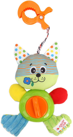 Peluche para colgar modelo Zorro interactivo