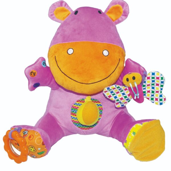 Peluche hipopótamo 6 actividades